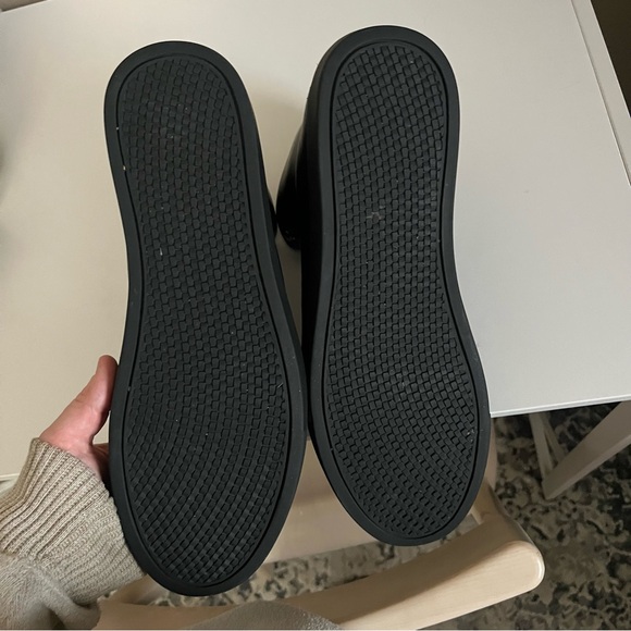 Black leather Helm lace up boots “Cole” with silver hardware, men’s size 12 - Picture 6 of 8